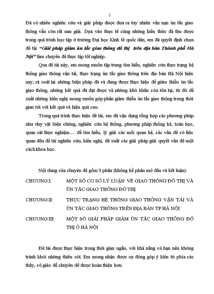 image for page Giải pháp giảm ùn tắc giao thông đô thị  trên địa bàn Thành phố Hà Nội