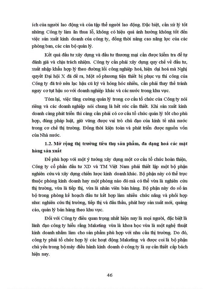 image for page Hoàn thiện cơ cấu tổ chức tại Công ty cổ phần đầu tư xây dựng và thương mại Việt Nam