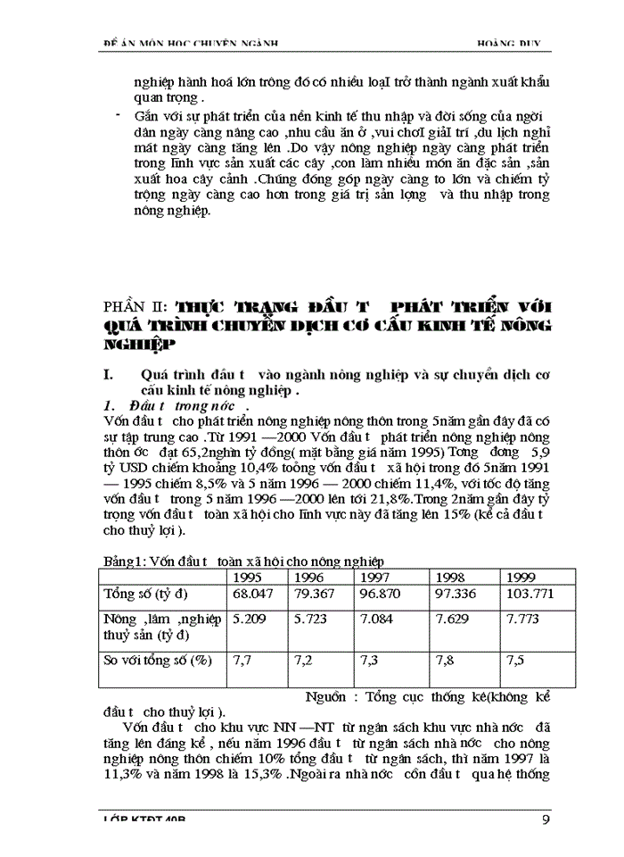 image for page Đầu tư phát triển cho sự chuyển dịch cơ cấu kinh tế nông nghiệp Việt Nam