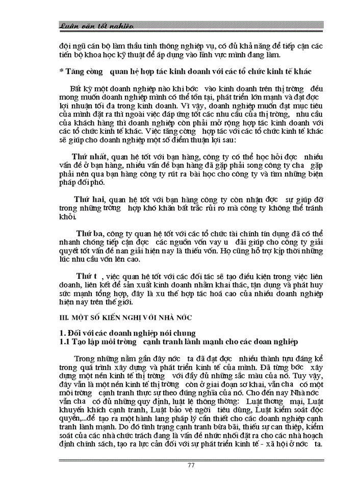 image for page Một số giải pháp nhằm góp phần nâng cao khả năng cạnh tranh của Công ty Cơ khí Hà nội