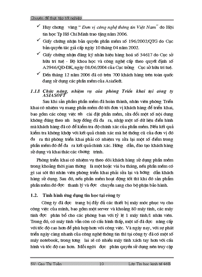 image for page Phân tích, thiết kế phần mềm quản lý Tài sản cố định tại công ty