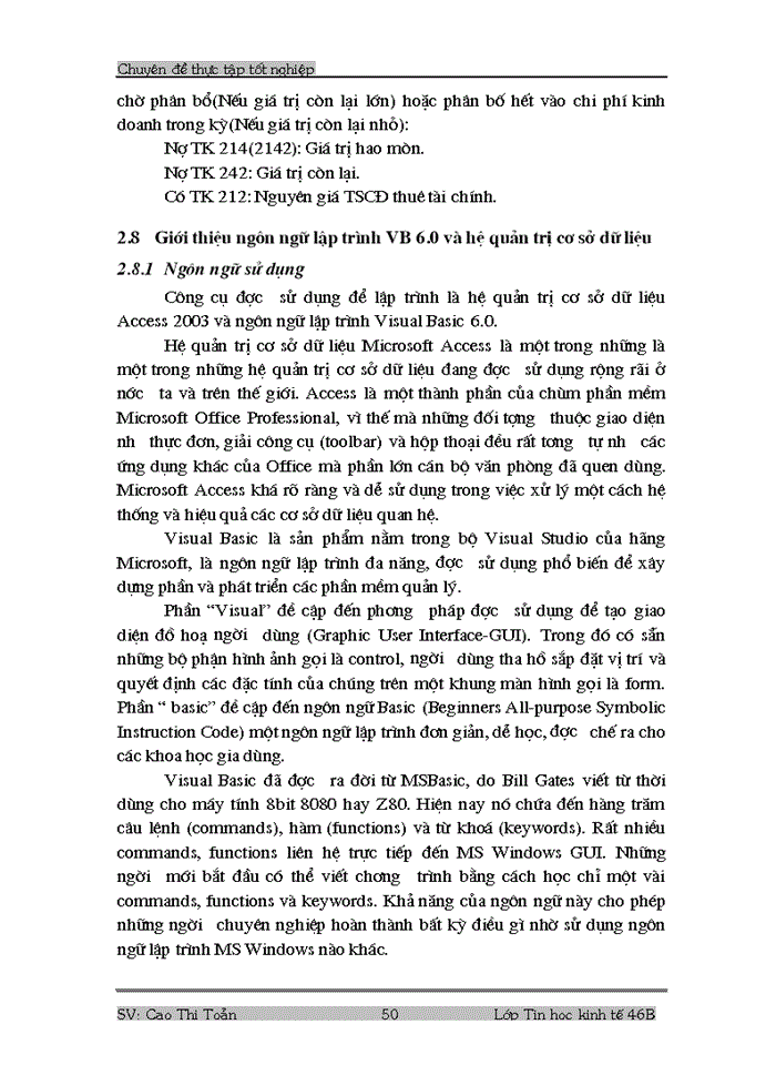 image for page Phân tích, thiết kế phần mềm quản lý Tài sản cố định tại công ty