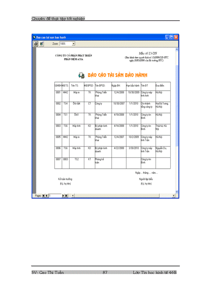 image for page Phân tích, thiết kế phần mềm quản lý Tài sản cố định tại công ty