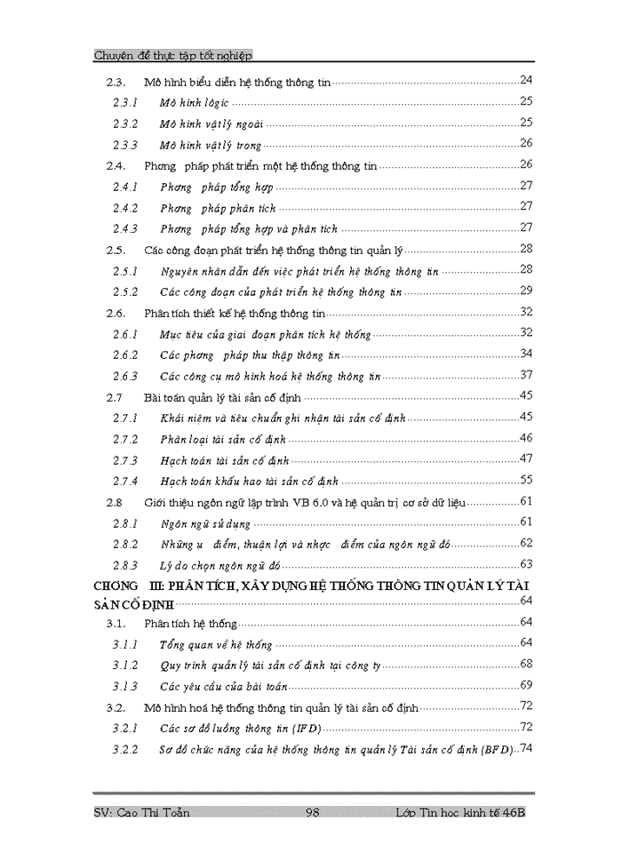 image for page Phân tích, thiết kế phần mềm quản lý Tài sản cố định tại công ty