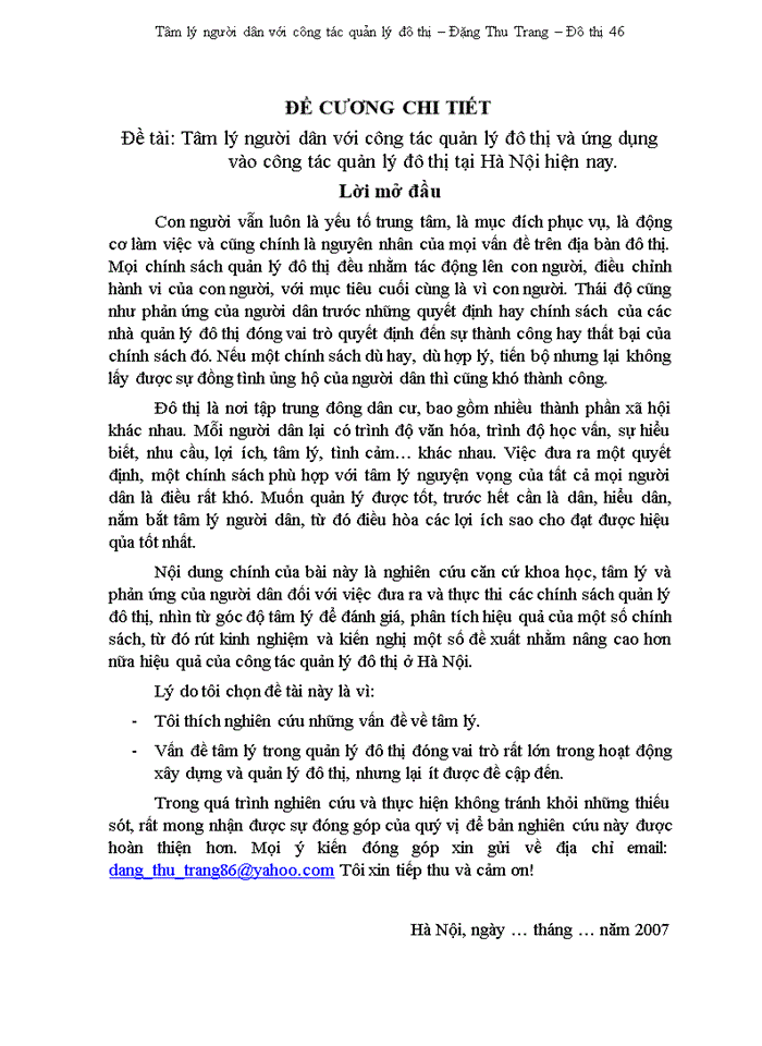 image for page Tõm lý người dân với công tác quản lý đô thị và ứng dụng vào cụng tỏc quản lý đô thị tại Hà Nội hiện nay