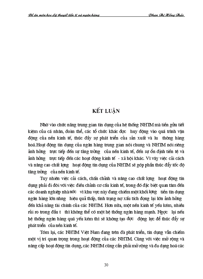 image for page Đánh giá thực trạng hoạt động tín dụng của hệ thống ngân hàng thương mại việt nam hiện nay