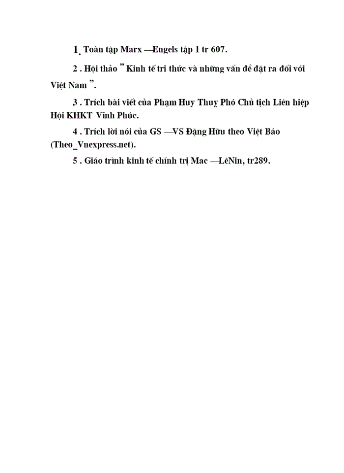 image for page Luận chứng vai trò của tri thức, khoa học công nghệ với quá trình phát triển kinh tế tri thức.