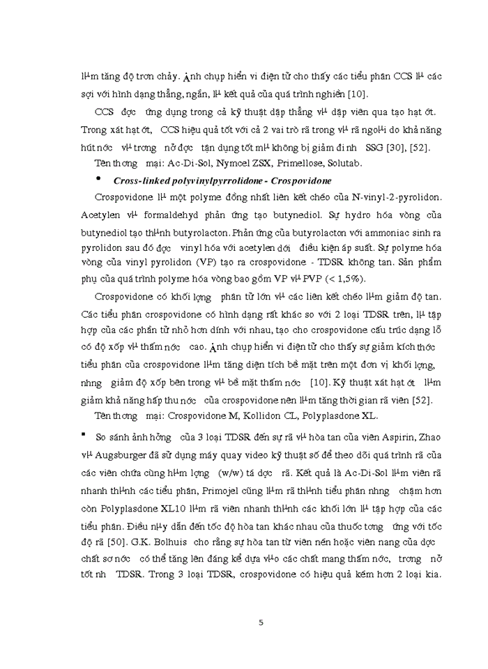 image for page Nghiên cứu bào chế viên nén cefadroxil giải phóng nhanh bằng phương pháp dập viên qua tạo hạt ướt