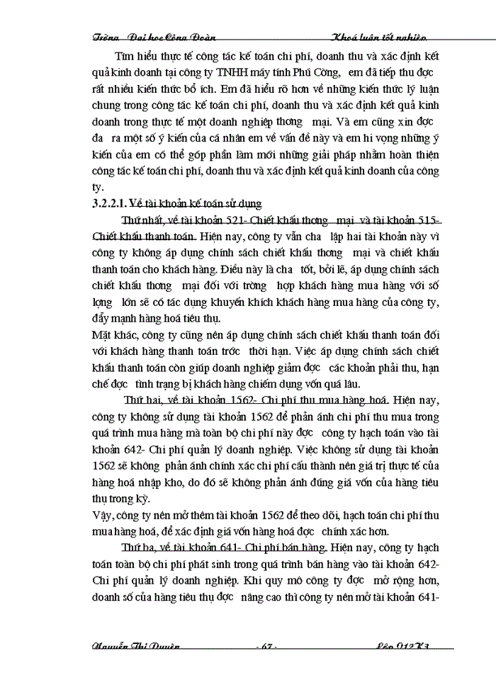 image for page Hoàn thiện công tác kế toán chi phí, doanh thu, và xác định kết quả tiêu thụ tại công ty trách nhiệm hữu hạn máy tính Phú Cường