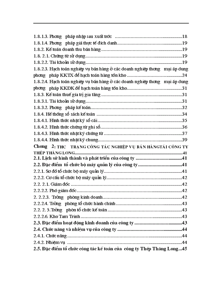 image for page Hoàn thiện công tác kế toán nghiệp vụ bán hàng tại công ty Thép Thăng Long