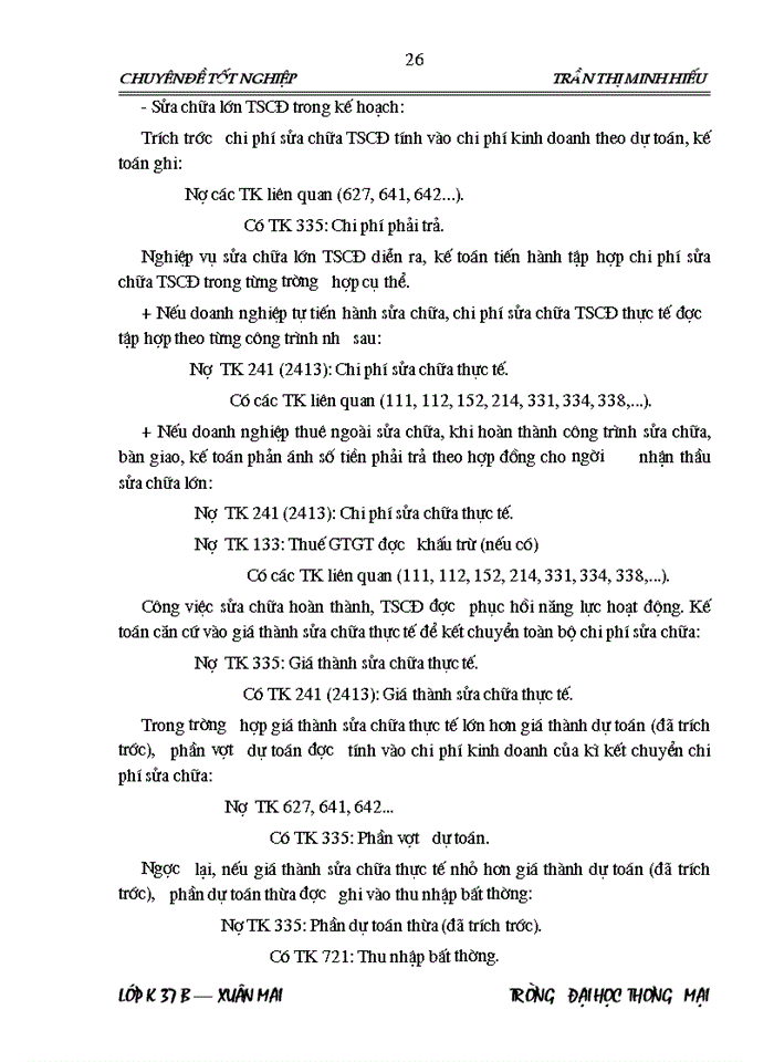 image for page Vận dụng chuẩn mực kế toán Việt Nam vào việc hoàn thiện công tác kế toán tài sản cố định tại công  ty khai thác công trình thuỷ lợi Hòa Bình