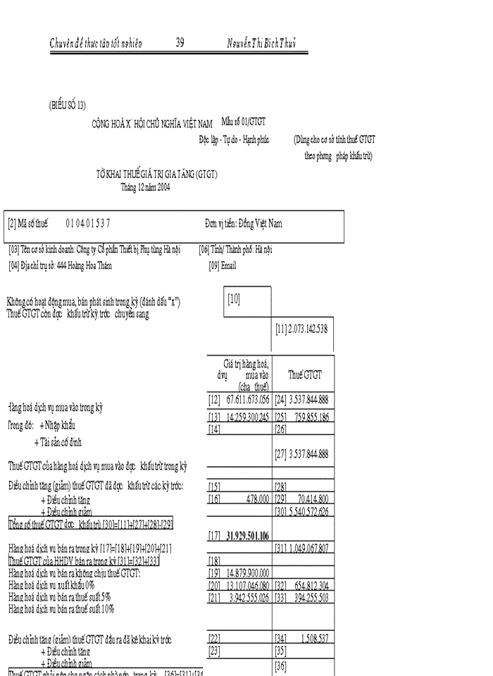 image for page Hoàn thiện kế toán bán hàng và xác định kết quả bán hàng tại Công ty Cổ phần Thiết bị Phụ tùng Hà nội
