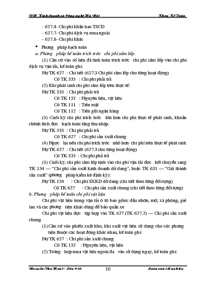 image for page Hoàn thiện công tác hạch toán kế toán chi phí sản xuất và tính giá thành sản phẩm dịch vụ vận tải tại Công ty  Cổ phần Vận tải và Thương mại - Vitranimex