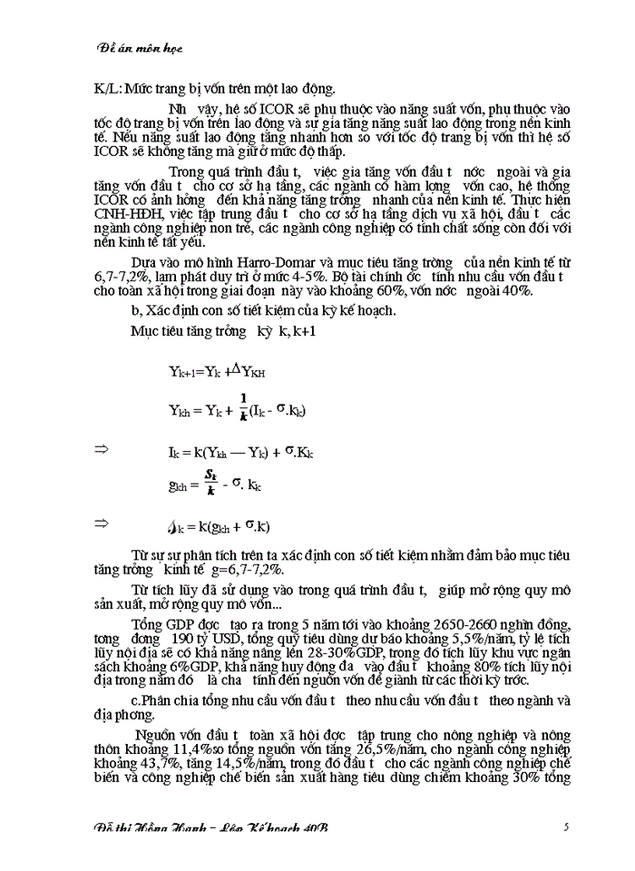 image for page Kế hoạch huy động vốn đầu tư và giải pháp huy động