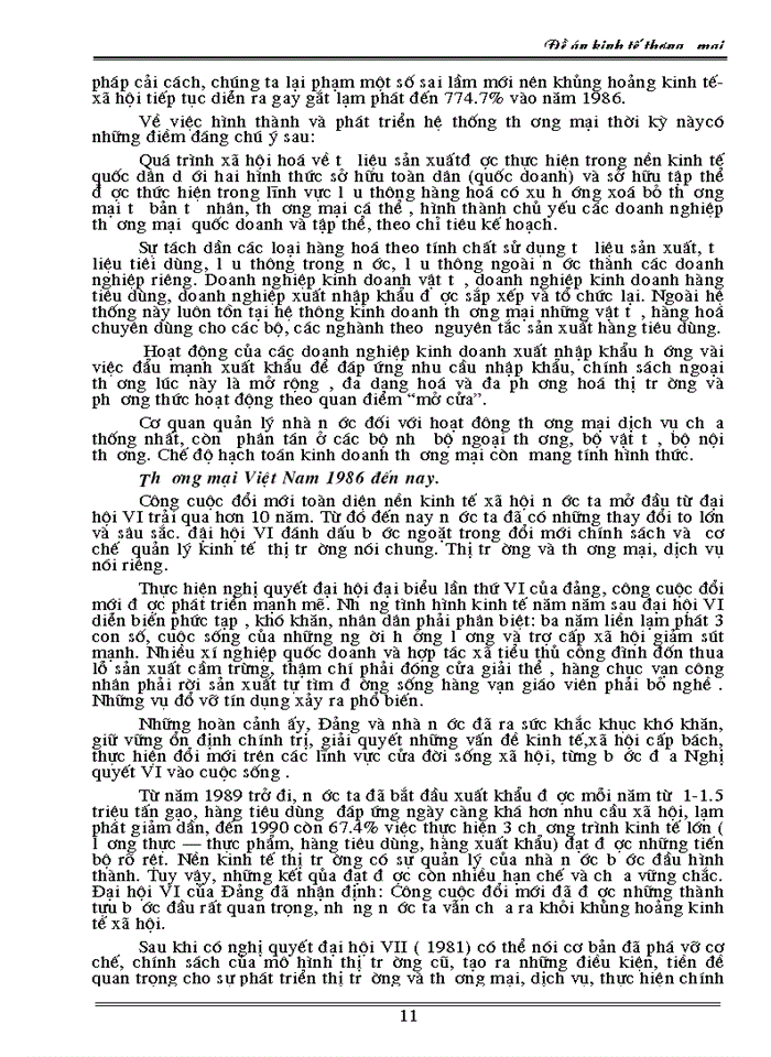 image for page Thương mại - dịch vụ trong những năm đổi mớỉ nước ta, thức trạng và giải pháp