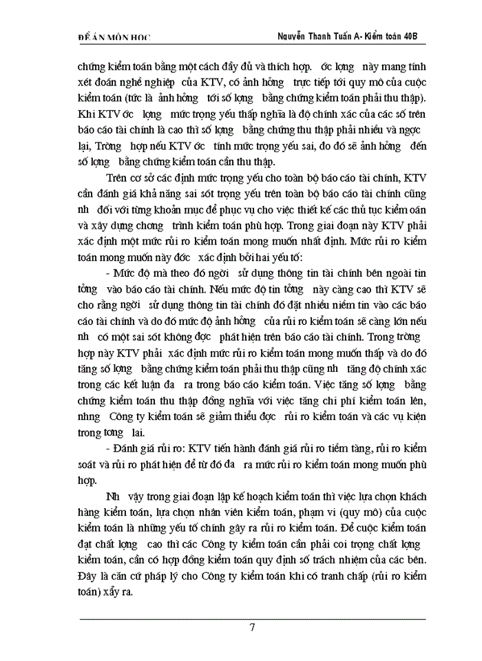 image for page Rủi ro kiểm toán và trách nhiệm pháp lý của KTV độc lập