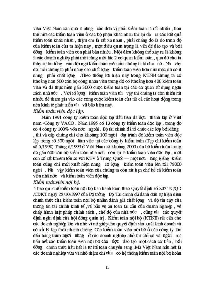 image for page Một số phương hướng -kiến nghị trong công tác đào tạo,thi tuyển và cấp chứng chỉ kiểm toán viên ở việt nam