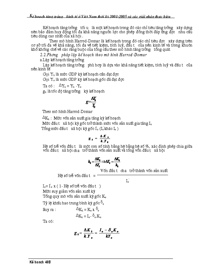 image for page Kế hoạch hoá tăng trưởng kinh tế và vị trí của nó trong hệ thống kế hoạch phát triển