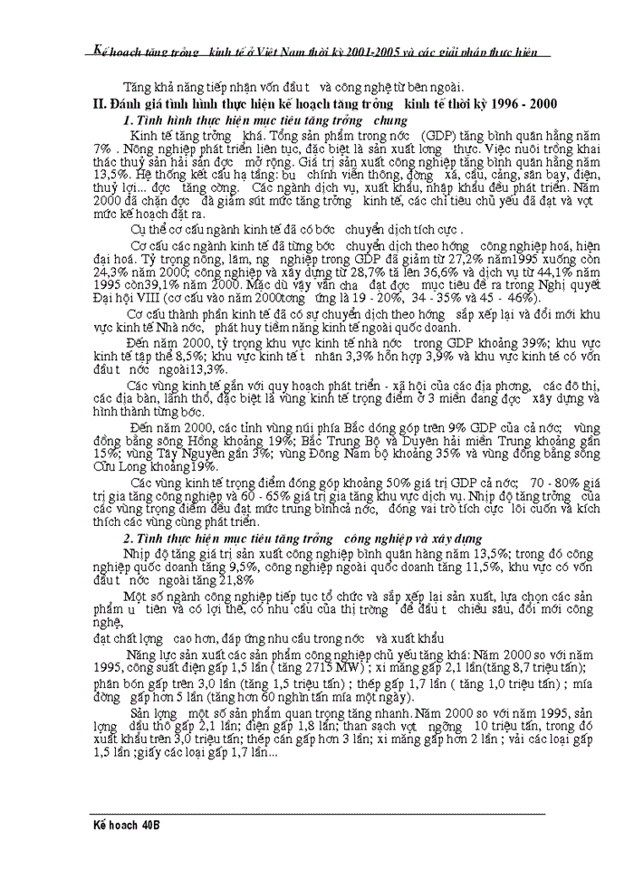 image for page Kế hoạch hoá tăng trưởng kinh tế và vị trí của nó trong hệ thống kế hoạch phát triển