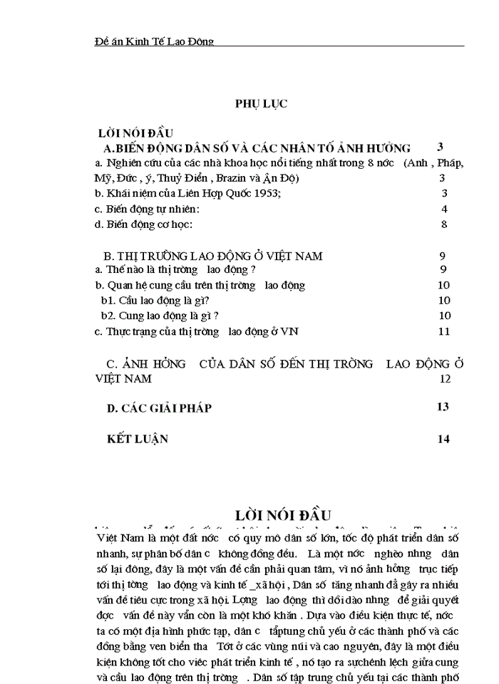 image for page Dân số Và Sự Tác Động của nó tới thị trường lao động Việt Nam
