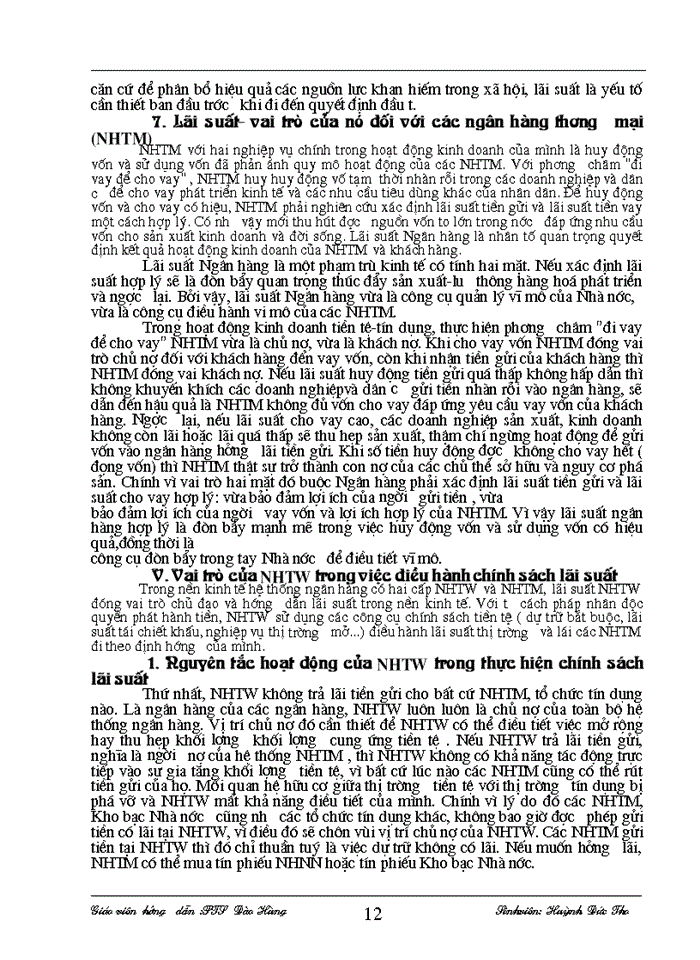 image for page Lãi suất - Vai trò của lãi suất và đổi mới chính sách lãi suất trong giai đoạn hiện nay