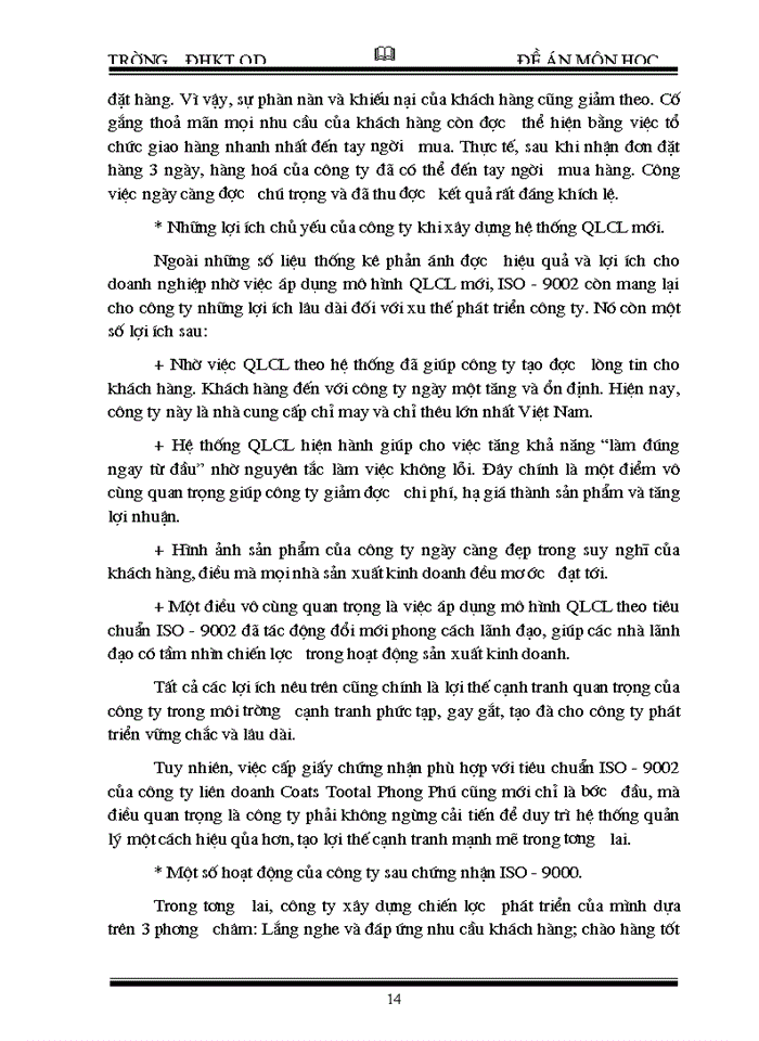 image for page Hệ thống QLCL theo tiêu chuân ISO - 9000 và việc áp dụng nó vào trong các doanh nghiệp Việt Nam