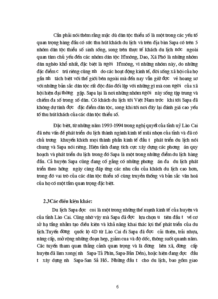 image for page Tác động của phát triển du lịch tới các dân tộc thiểu số và những giải pháp để phát triển du lịch bền vữngở sa pa