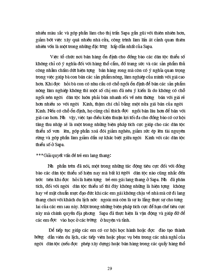 image for page Tác động của phát triển du lịch tới các dân tộc thiểu số và những giải pháp để phát triển du lịch bền vữngở sa pa