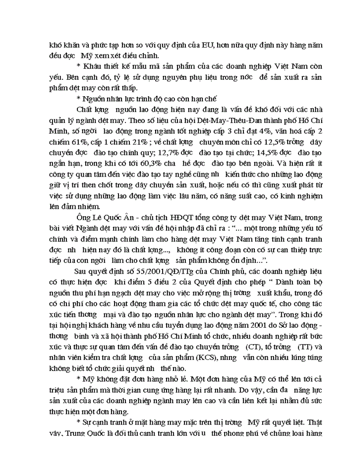 image for page Những giải pháp đẩy mạnh xuất khẩu hàng dệt may Việt Nam sang thị trường Mỹ