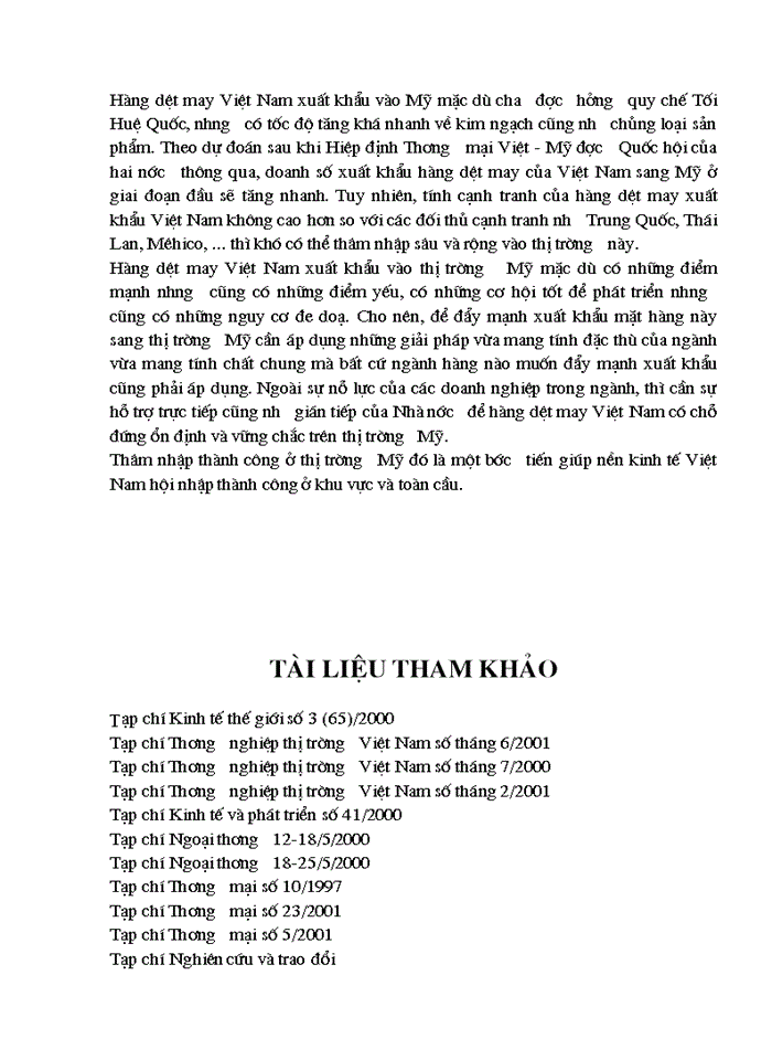 image for page Những giải pháp đẩy mạnh xuất khẩu hàng dệt may Việt Nam sang thị trường Mỹ