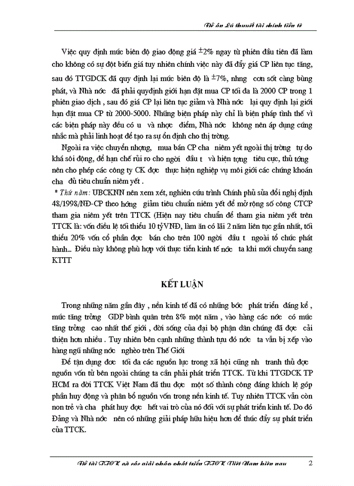 image for page TTCK và các giải pháp phát triển TTCK Việt Nam hiện nay