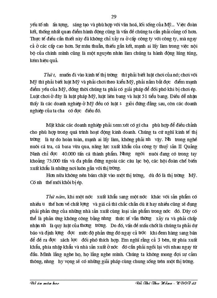 image for page Ảnh hưởng của môi trường luật pháp mỹ tới hoạt động kinh doanh của công ty xuất khẩu thuỷ sản II quảng ninh