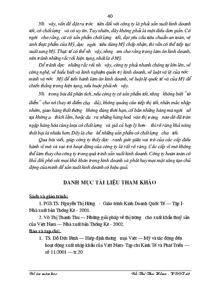 image for page Ảnh hưởng của môi trường luật pháp mỹ tới hoạt động kinh doanh của công ty xuất khẩu thuỷ sản II quảng ninh