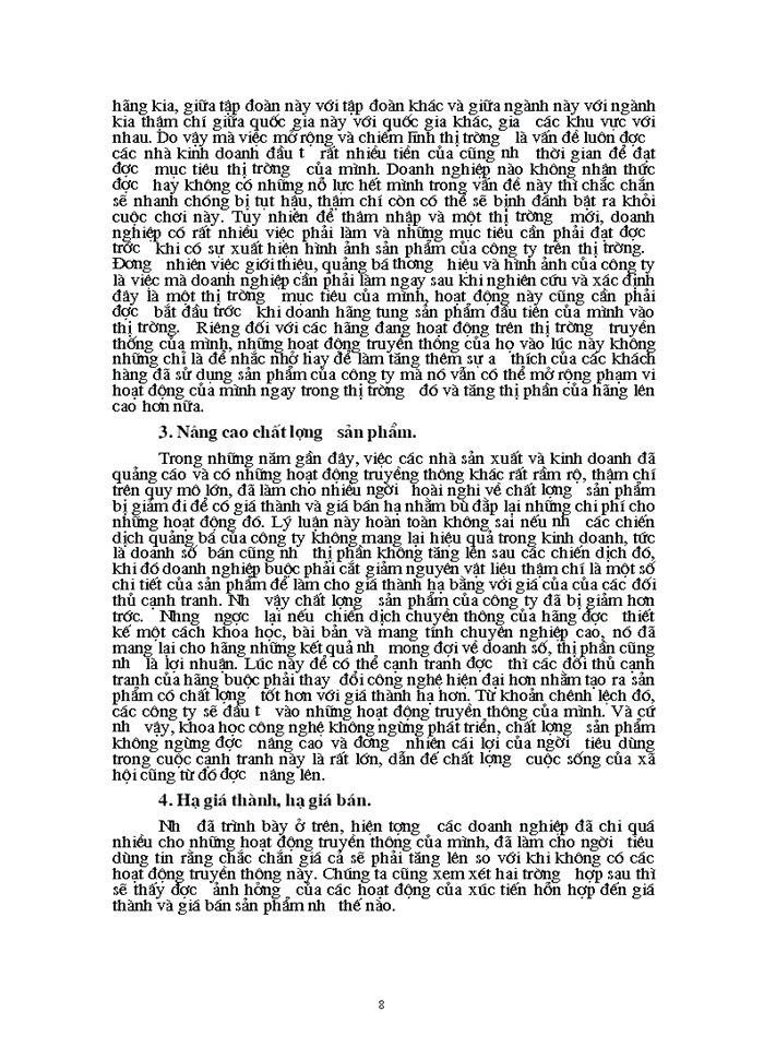 image for page Thực trạng và giải pháp cho hoạt động xúc tiến hỗn hợp nhằm nâng cao hiệu quả sản xuất kinh doanh của công ty Phát triển XNK và đầu tư (VIEXIM).