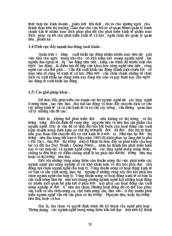 image for page Một số giải pháp giải quyết việc làm cho lao động nông thôn nước ta hiện nay.