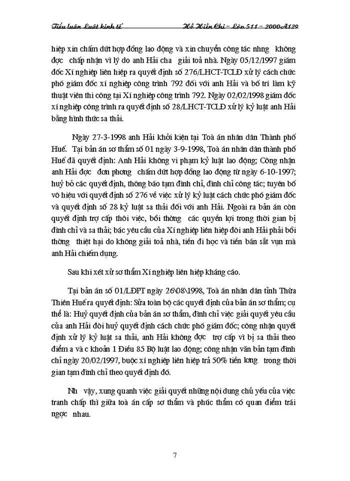 image for page Tranh chấp lao động, cách giải quyết tranh chấp. Trình bày một vụ tranh chấp lao động được giải quyết tại doanh nghiệp hoặc tại cơ quan lao động huyện hoặc toà án.