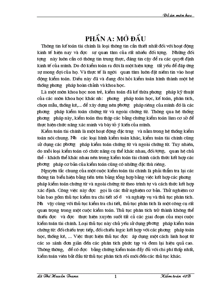 image for page Thủ tục phân tích và vận dụng thủ tục phân tích trong giai đoạn lập kế hoạch kiểm toán báo cáo tài chính