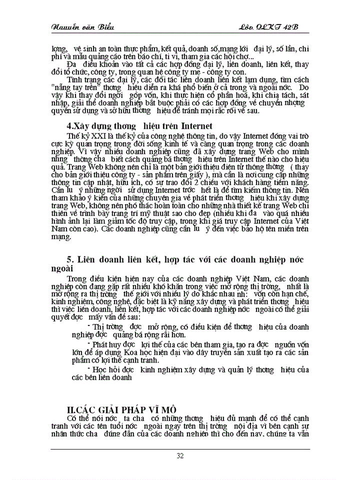 image for page Xây dựng, bảo vệ và phát triển thương hiệu đối với các doanh nghiệp Việt Nam