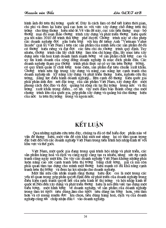 image for page Xây dựng, bảo vệ và phát triển thương hiệu đối với các doanh nghiệp Việt Nam