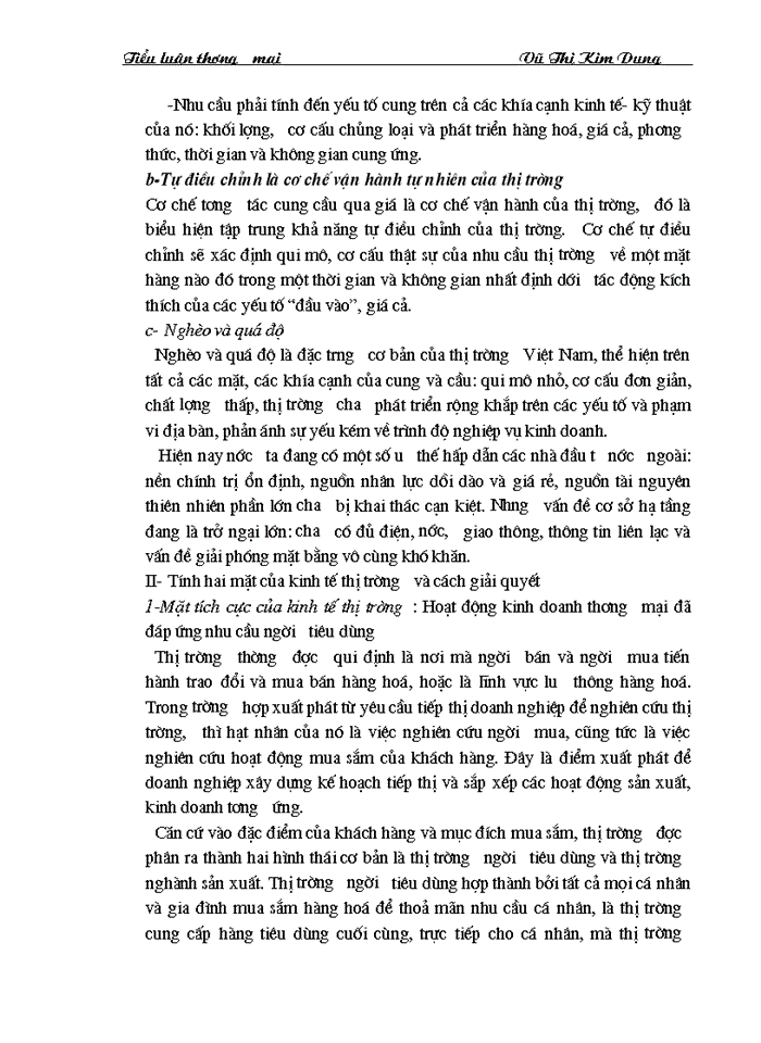 image for page Thị trường và tính hai mặt của nền kinh tế thị trường những giải pháp để khắc phục  mặt  tiêu cực của nó