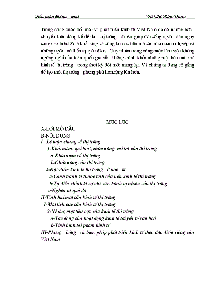 image for page Thị trường và tính hai mặt của nền kinh tế thị trường những giải pháp để khắc phục  mặt  tiêu cực của nó