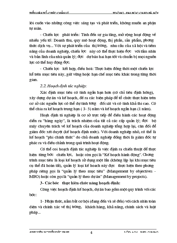 image for page Chức năng hoạch định và vận dụng trong quản lý doanh nghiệp Việt Nam