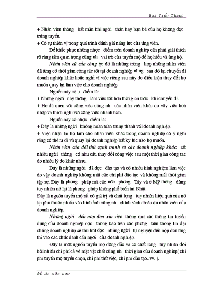 image for page Tuyển dụng là hoạt động then chốt của quản trị nhân lực trong tổ chức