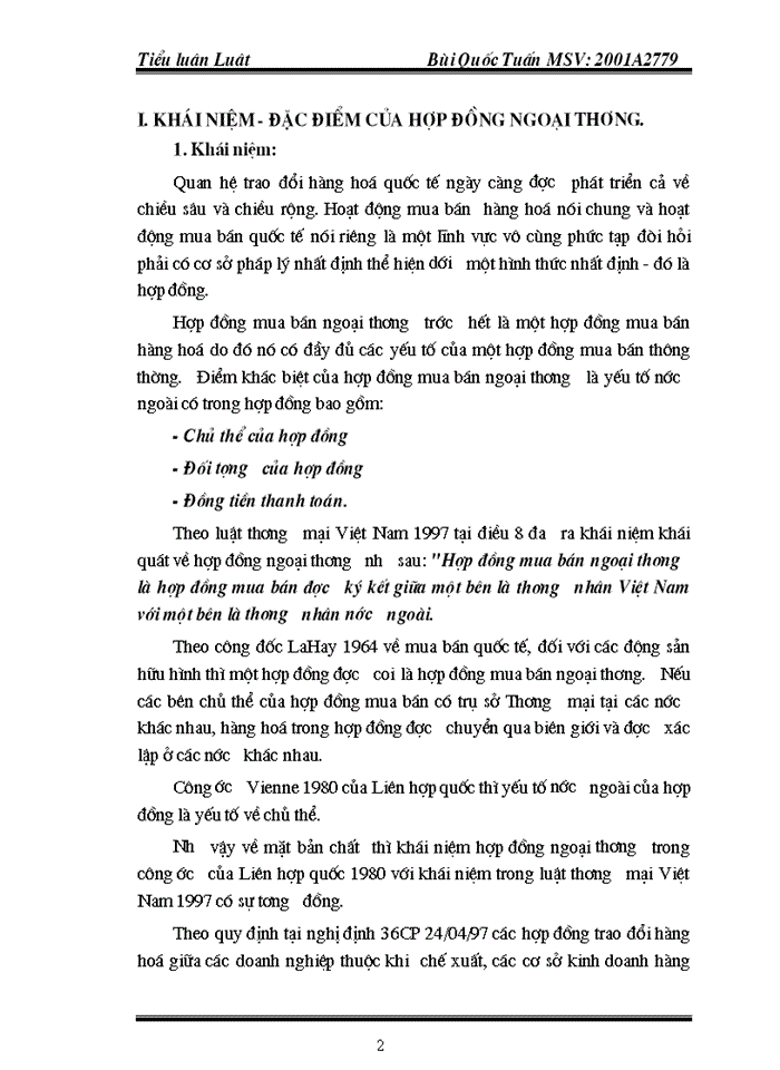 image for page Phân tích cách giải quyết xung đột pháp luật khi có tranh chấp về hợp đồng mua bán ngoại thương