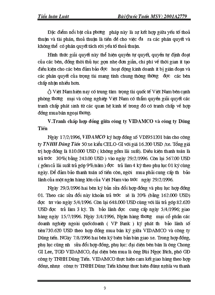 image for page Phân tích cách giải quyết xung đột pháp luật khi có tranh chấp về hợp đồng mua bán ngoại thương