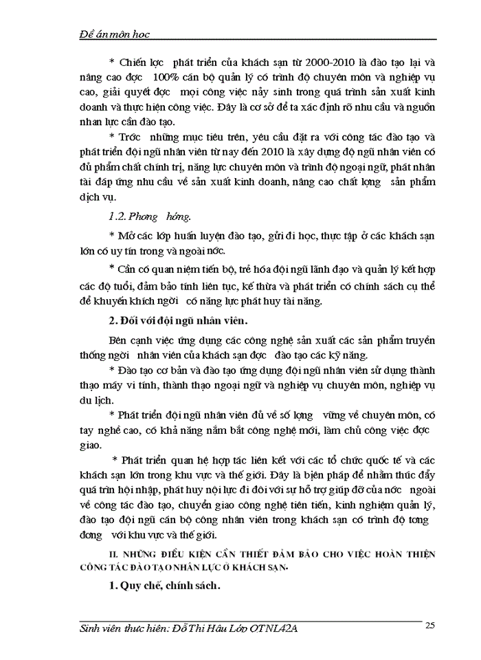 image for page Hoàn thiện công tác đào tạo và phát triển nguồn  nhân lực tại khách sạn HERTAGE Hạ Long