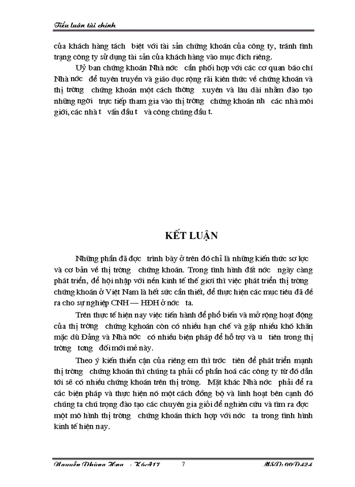 image for page Thị trường chứng khoán Việt Nam và một số vấn đề đặt ra để tiếp tục phát triển