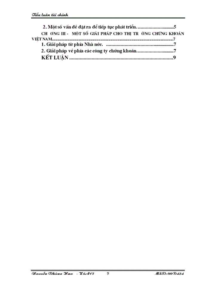 image for page Thị trường chứng khoán Việt Nam và một số vấn đề đặt ra để tiếp tục phát triển