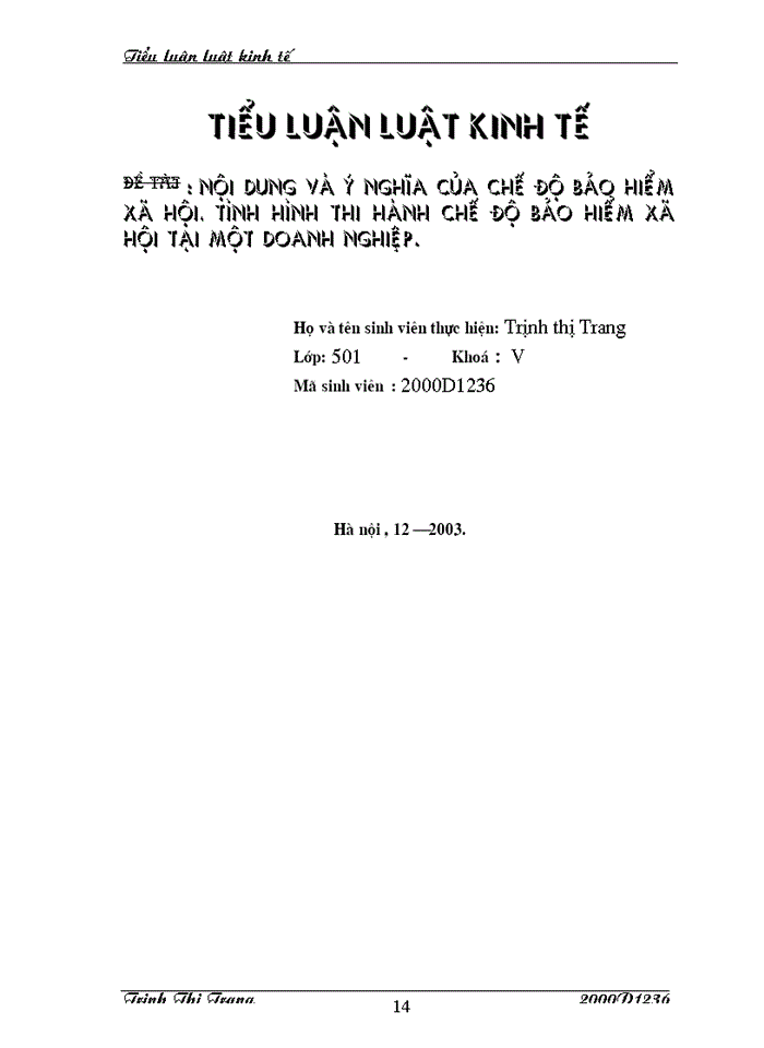 image for page Nội dung và ý nghĩa của chế độ bảo hiểm xã hội. tình hình thi hành chế độ bảo hiểm xã hội tại một doanh nghiệp.