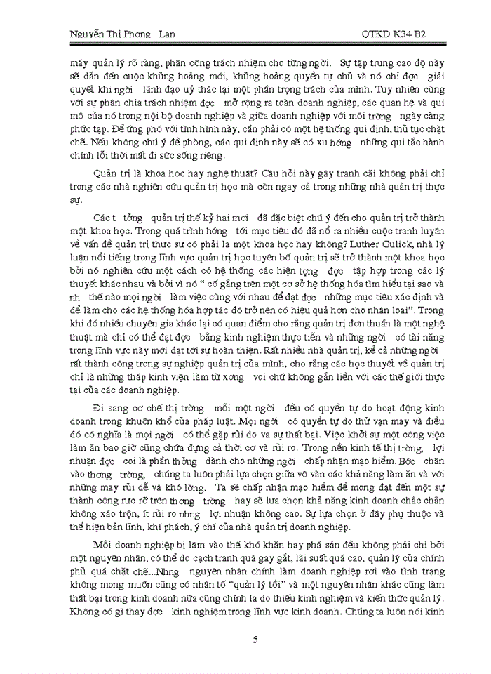 image for page Quản trị doanh nghiệp vừa là một khoa học, vừa là một nghệ thuật